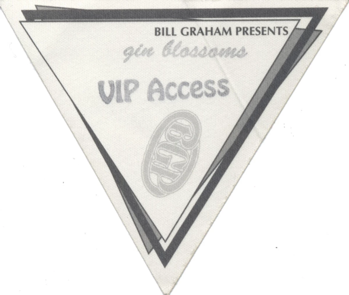Gin Blossoms Backstage Pass from Sacred Heart University at Wolfgang's