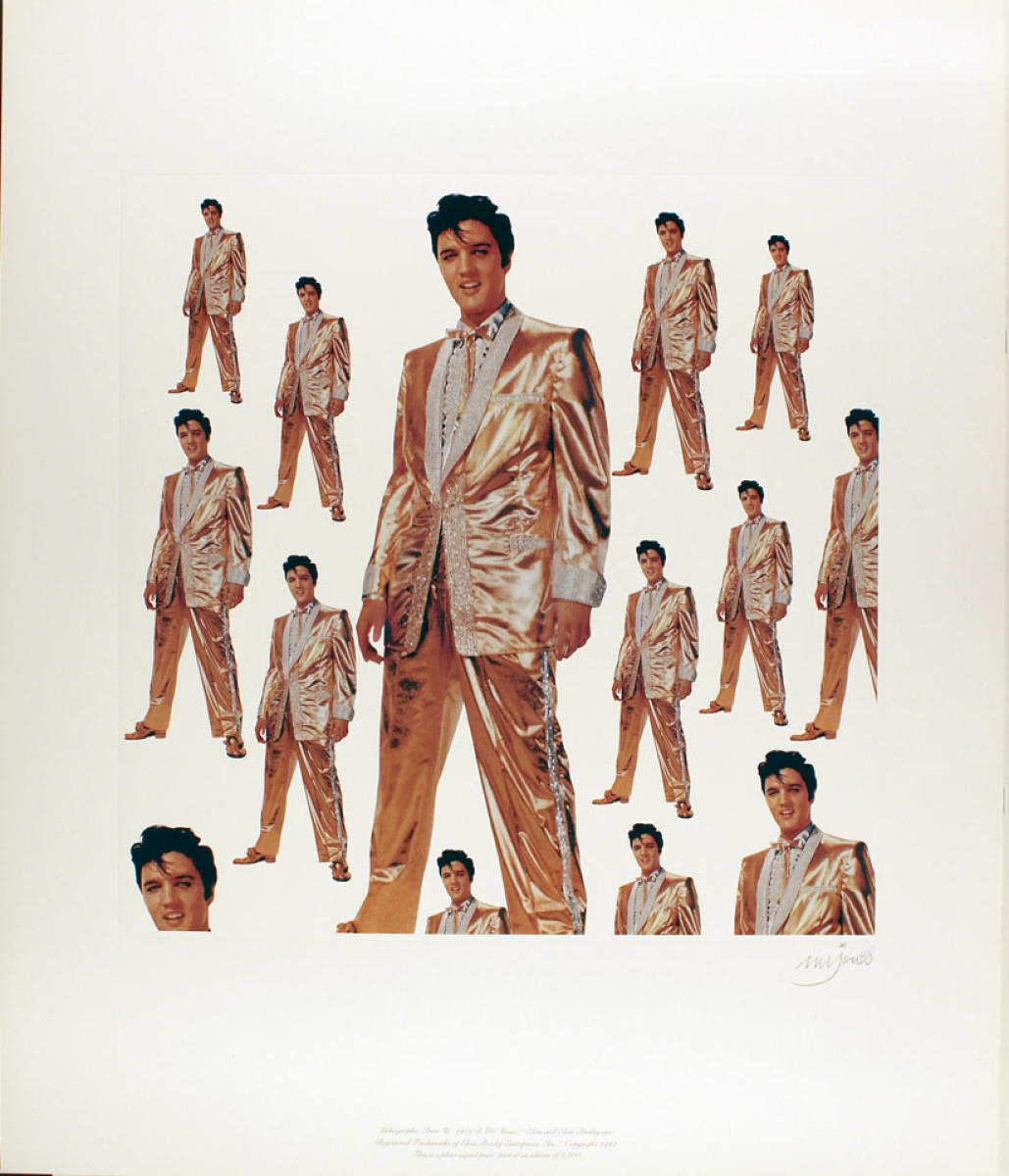 Elvis Presley Vintage Concert Poster, 1991 At Wolfgang's