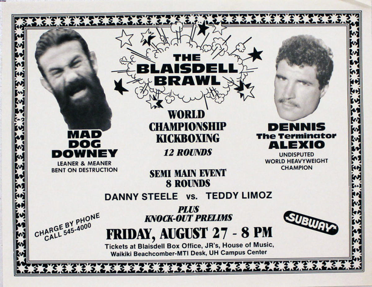 Денис алексио биография фото Handbills & Postcards Mad Dog Downey at Wolfgang's