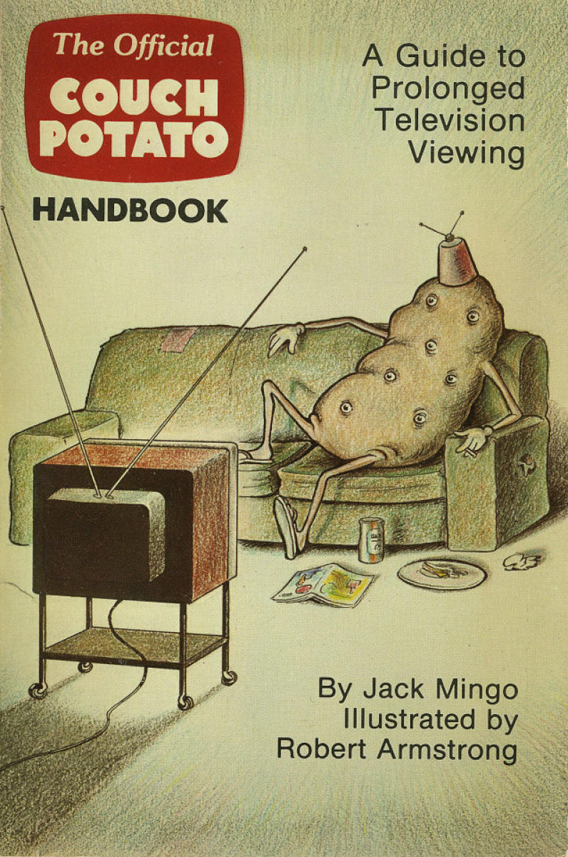 The Official Couch Potato Handbook Book by Jack Mingo, 1983 at Wolfgang's