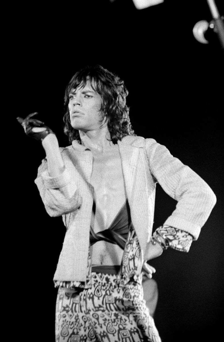 Mick Jagger Vintage Concert Photo Fine Art Print at Wolfgang's