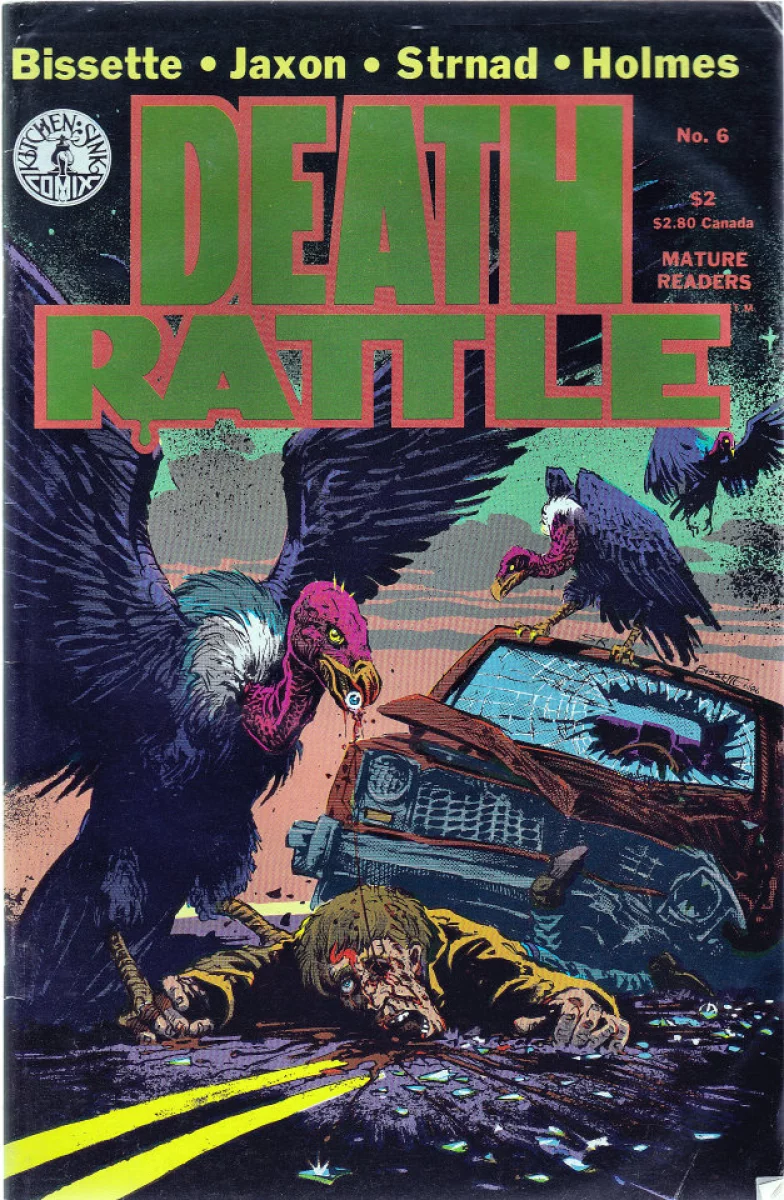 Kitchen Sink Death Rattle (1985 2nd Series) 6 Vintage Comic, 1986 at