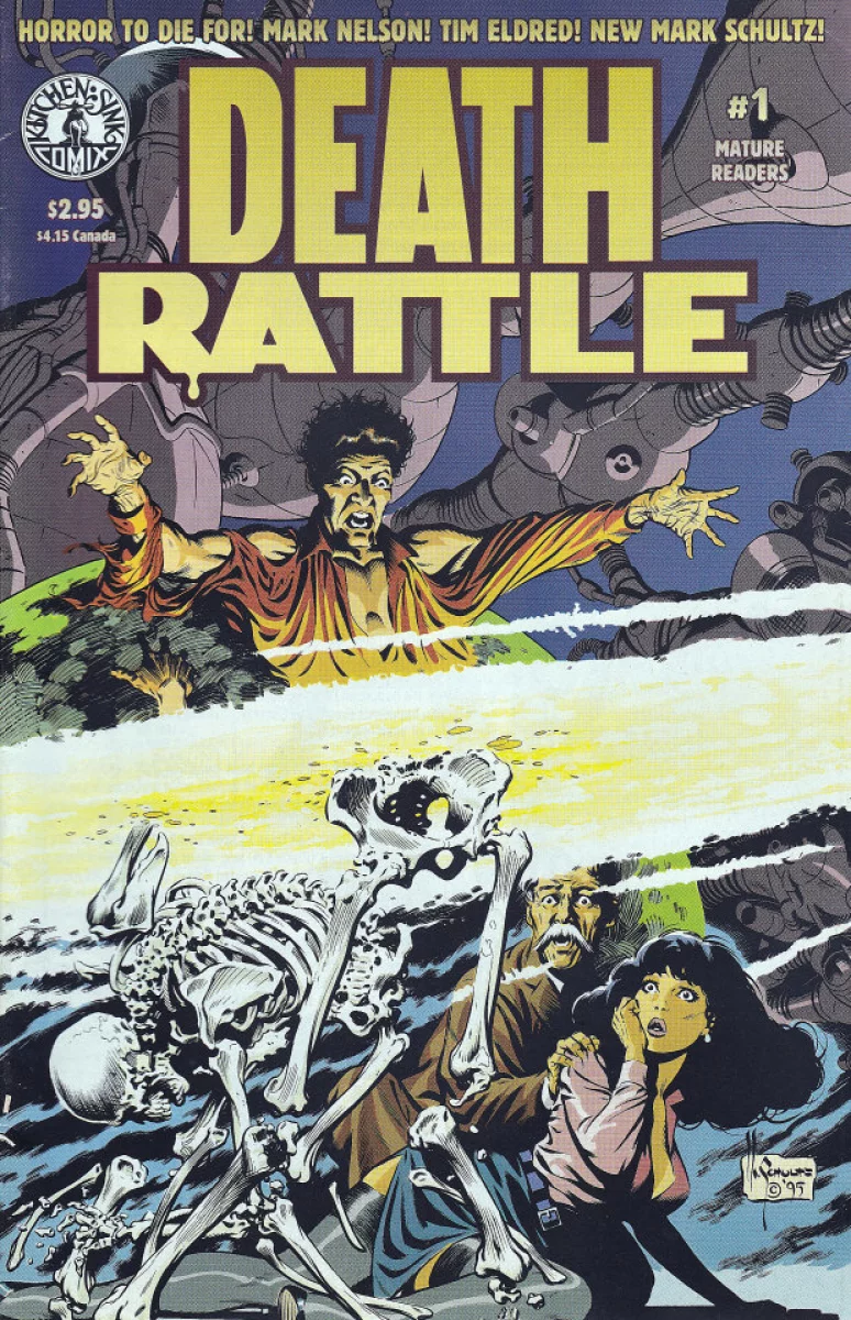 Kitchen Sink Death Rattle (1995 3rd Series) 1 Vintage Comic, 1995 at