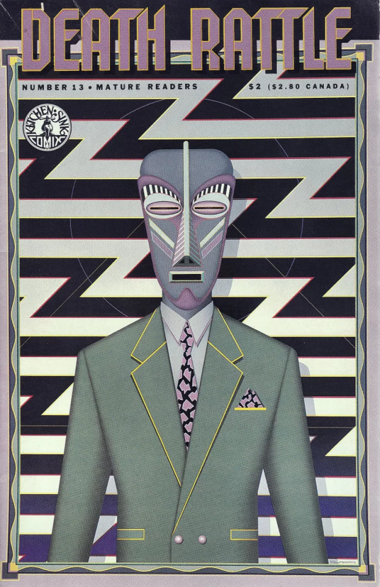 Kitchen Sink Death Rattle (1985 2nd Series) 13 Vintage Comic, 1987 at