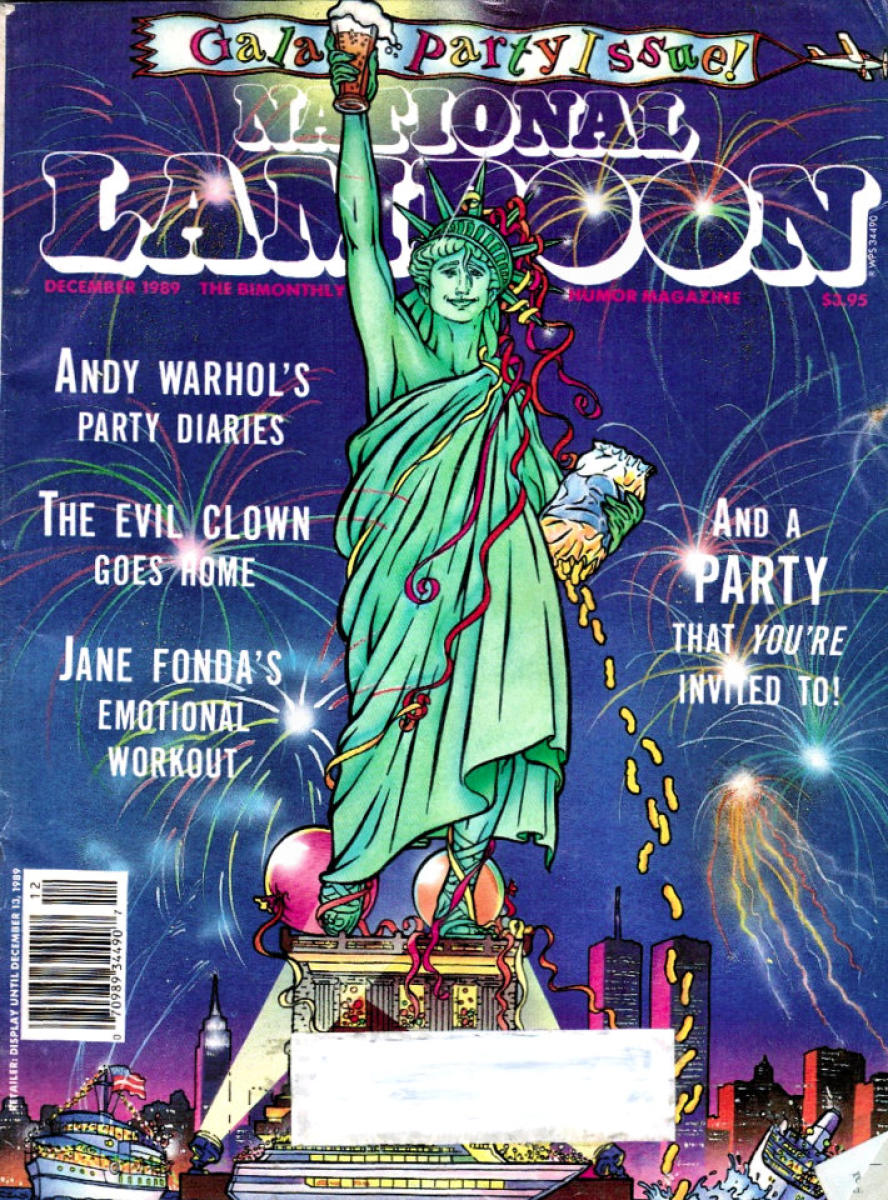 National Lampoon December 1989 at Wolfgang's