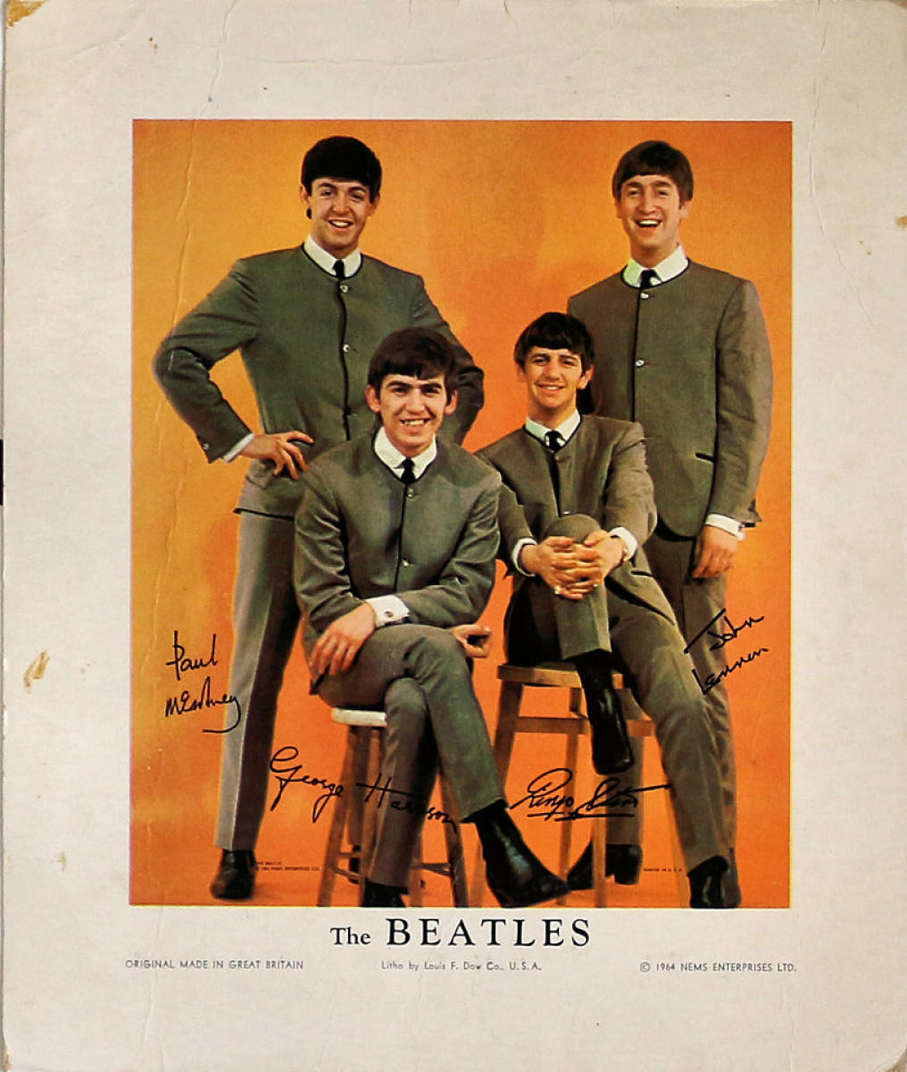 The Beatles Vintage Concert Poster 1964 At Wolfgangs 