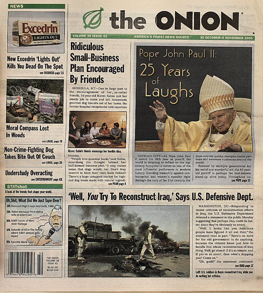 The Onion to cease print publication nationwide, Local News
