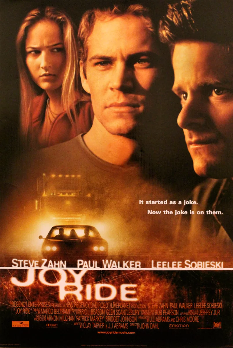 Joy Ride Vintage Concert Poster, Oct 5, 2001 at Wolfgang's