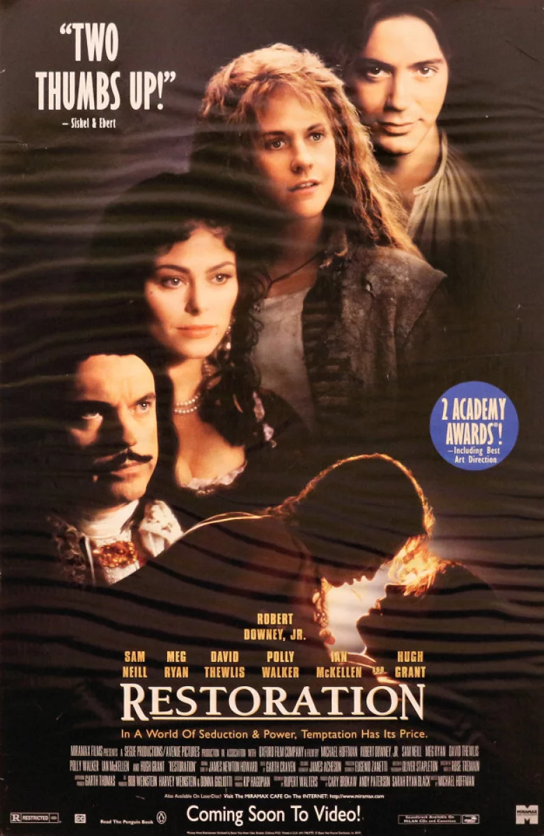 Restoration Vintage Concert Poster, Feb 2, 1996 at Wolfgang's