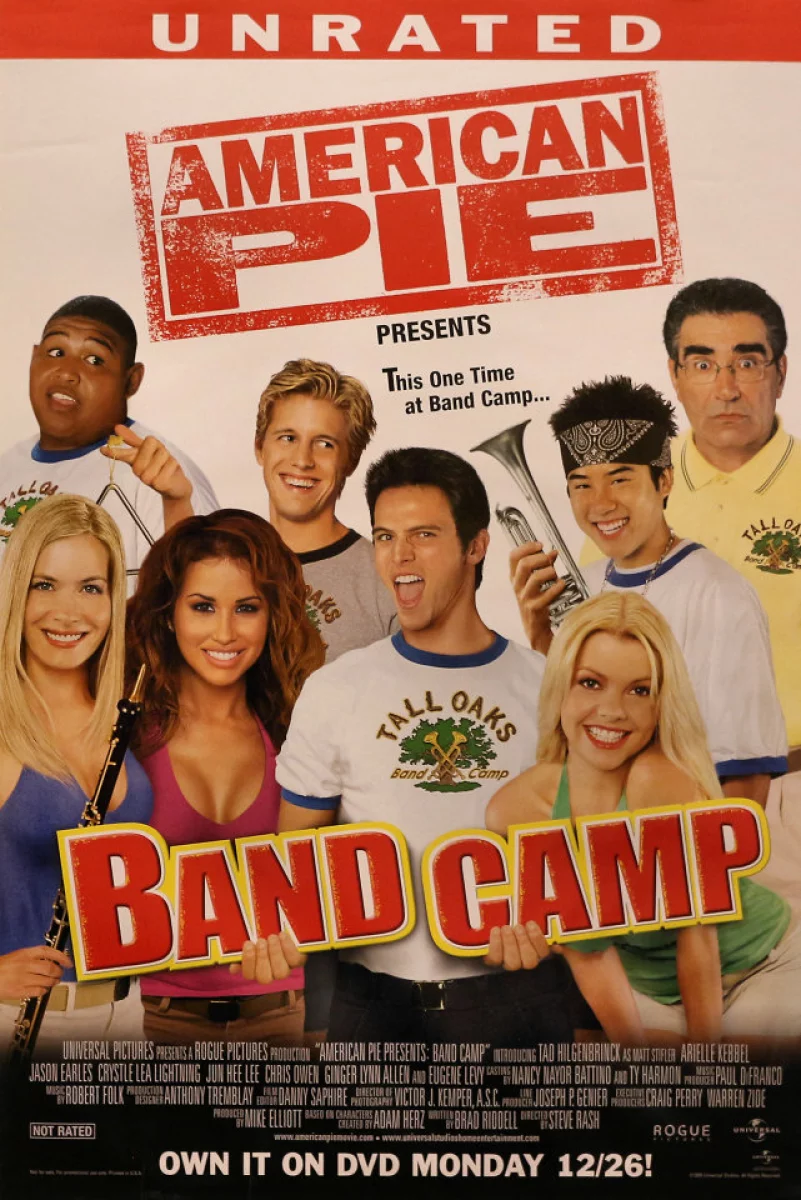 Band camp. Американский пирог Постер. Американский пирог 7. American pie presents: Band Camp.
