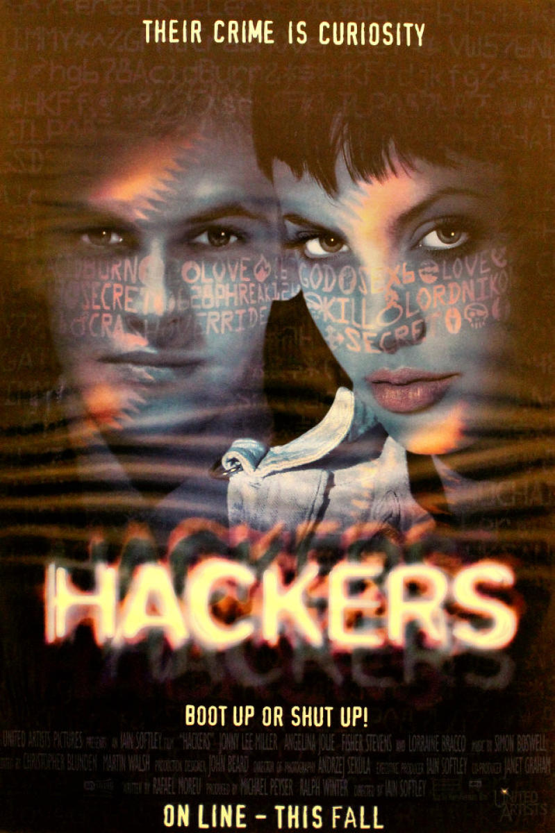 Hackers Vintage Concert Poster, Sep 15, 1995 at Wolfgang's