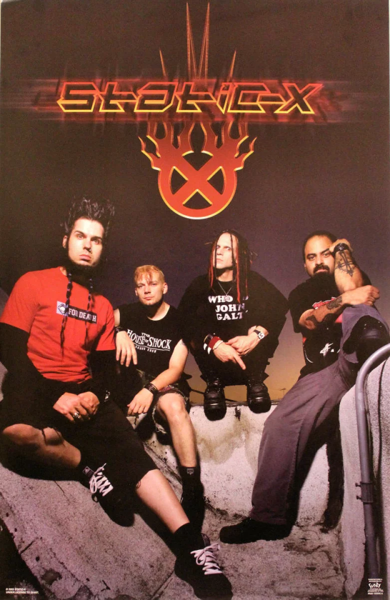 Static-X Vintage Concert Poster, 2002 at Wolfgang's