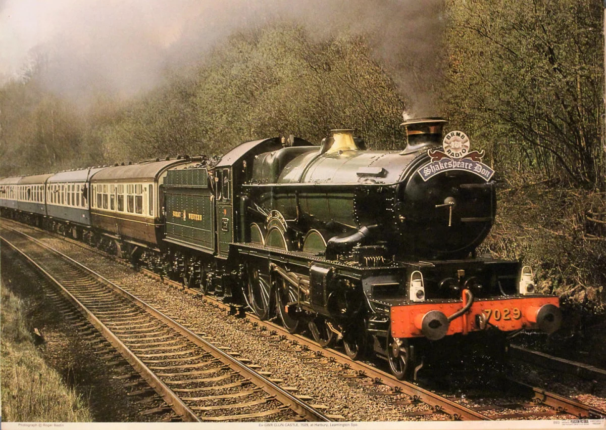 Ex Gwr Clun Castle 7029 Vintage Concert Poster At Wolfgang S