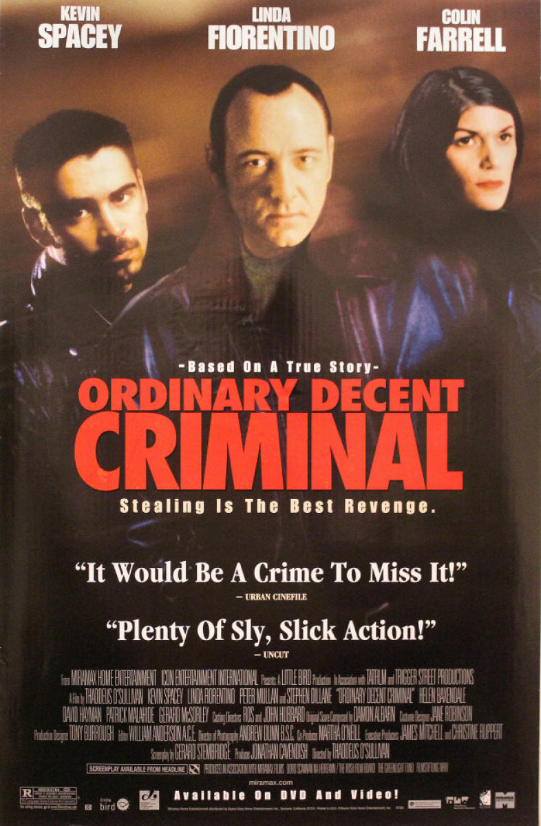 Ordinary Decent Criminal Vintage Concert Poster, Jan 21, 2000 at Wolfgang's