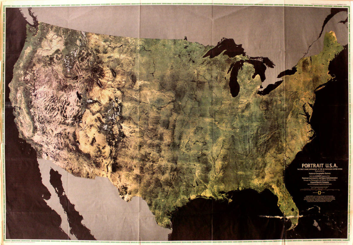 National Geographic: Portrait U.S.A. Vintage Concert Poster, 1976 at Wolfgang's