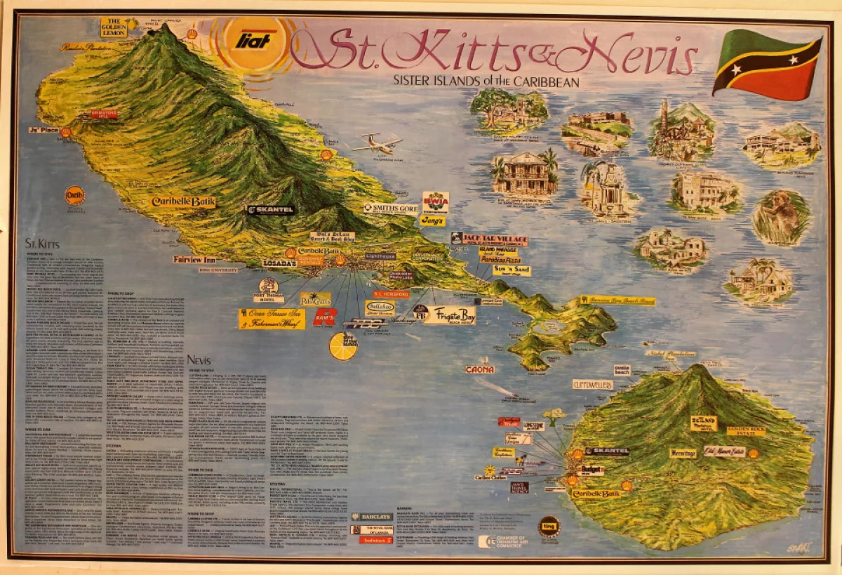 St. Kitts & Nevis Sister Islands of the Caribbean Vintage Concert