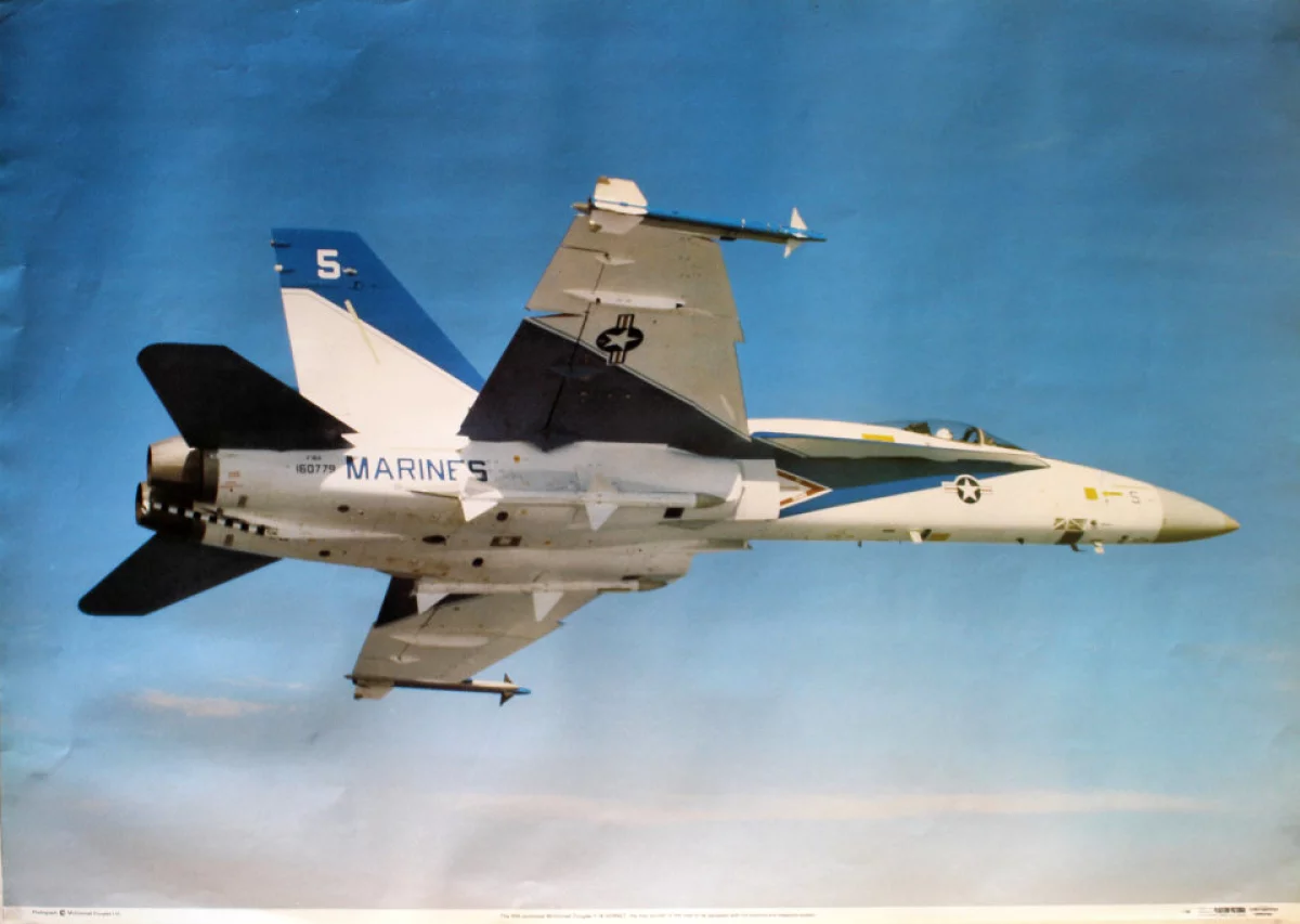 McDonnel Douglas F/A-18 Hornet Poster