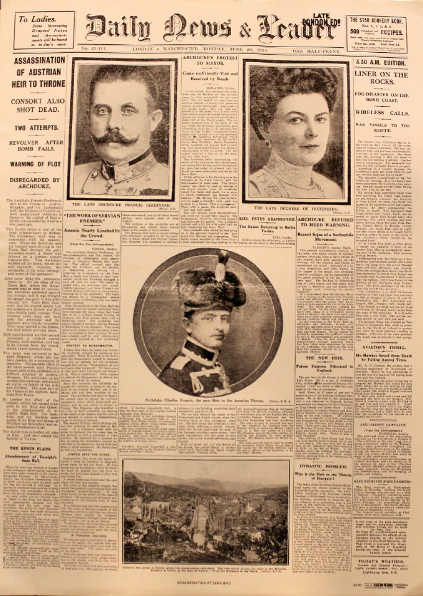 What Happened On June 29 1914