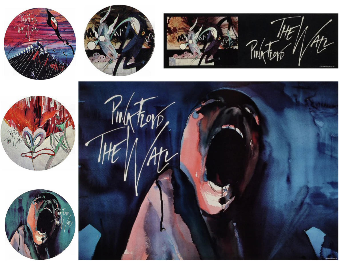 Pink Floyd "The Wall" Vintage Concert Poster Set at Wolfgang's