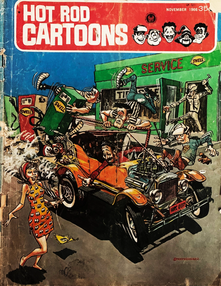 Peterson Publishing: Hot Rod Cartoons #196611 Vintage Comic, 1966 at  Wolfgang's