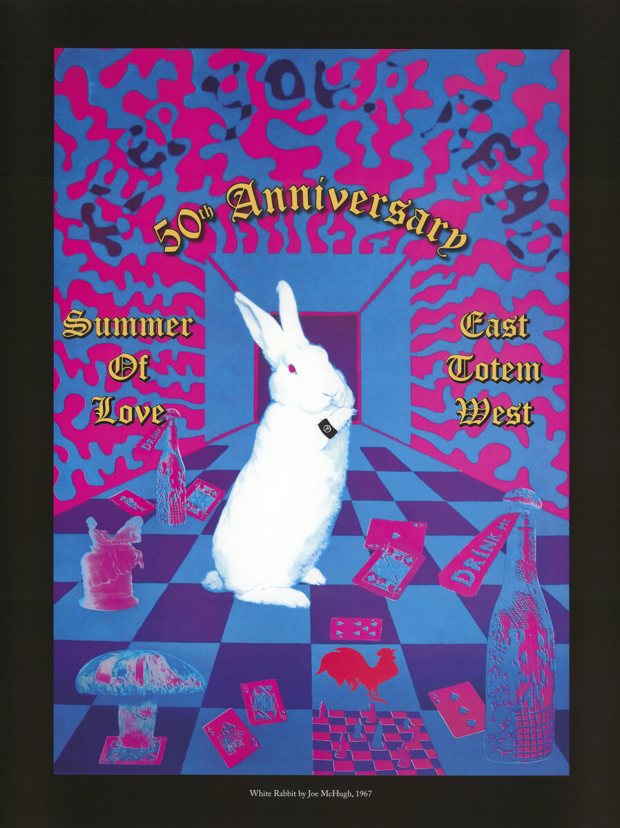 White Rabbit: 50th Anniversary Vintage Concert Poster, 1967 at