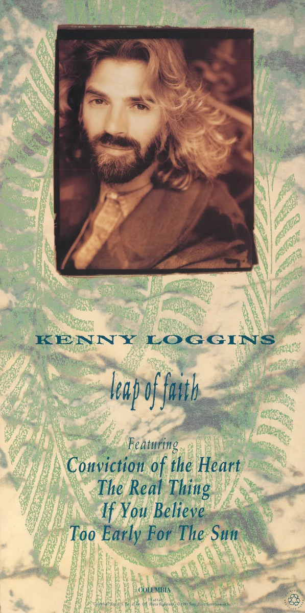 Vintage 1991 Kenny Loggins Leap shops of Faith Tour Tee size XL