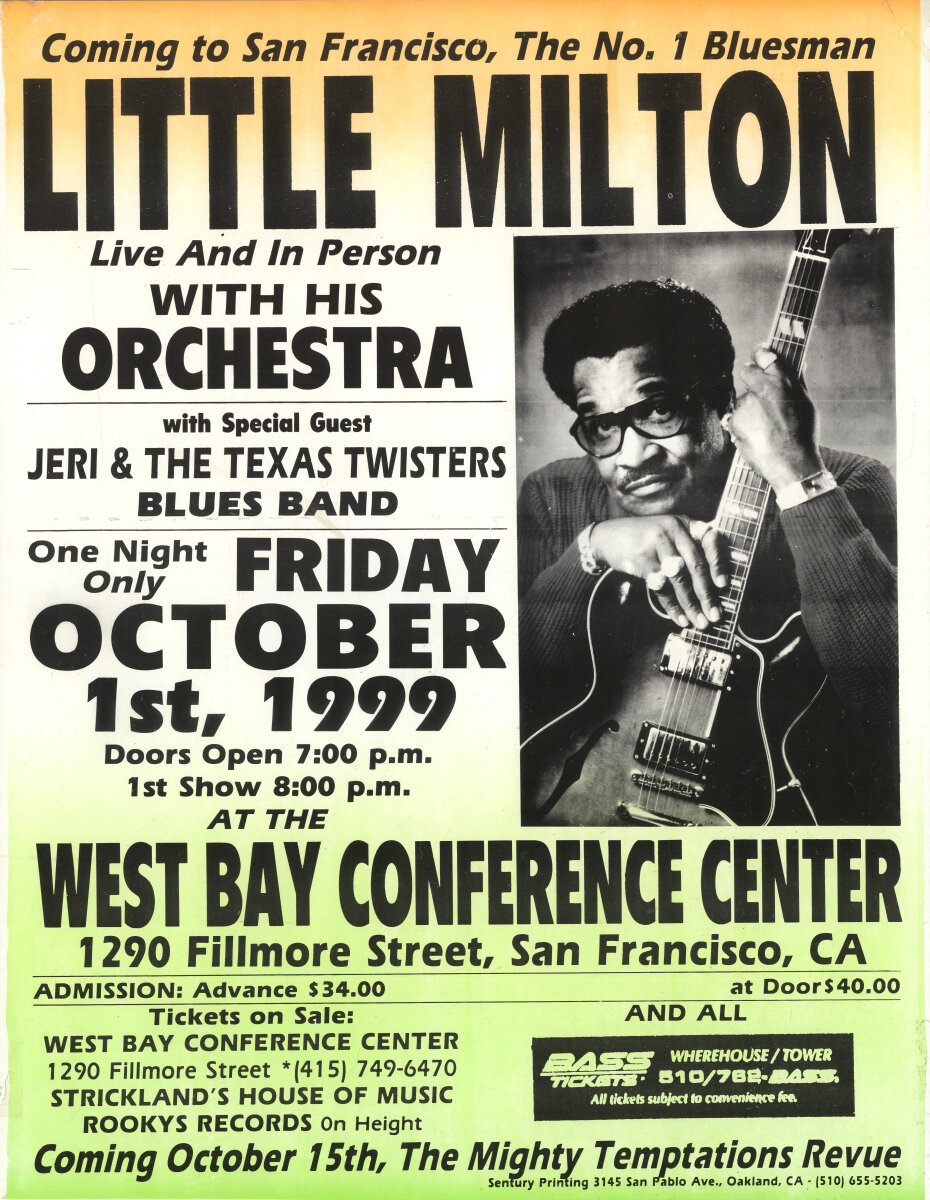 ポスター/ブルース＆ソウル/リトル・ミルトン Blues N' Soul : Little Milton | HMV&BOOKS online - 8518