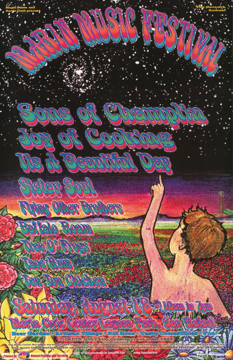 ミュージシャン ZONE MEMORIAL POSTER BOOK 2001-2005 marin-music-festival-poster-