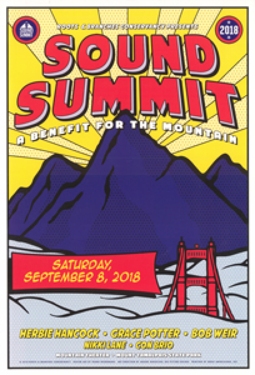 Herbie Hancock Vintage Concert Poster from Mountain Theater, Sep 8