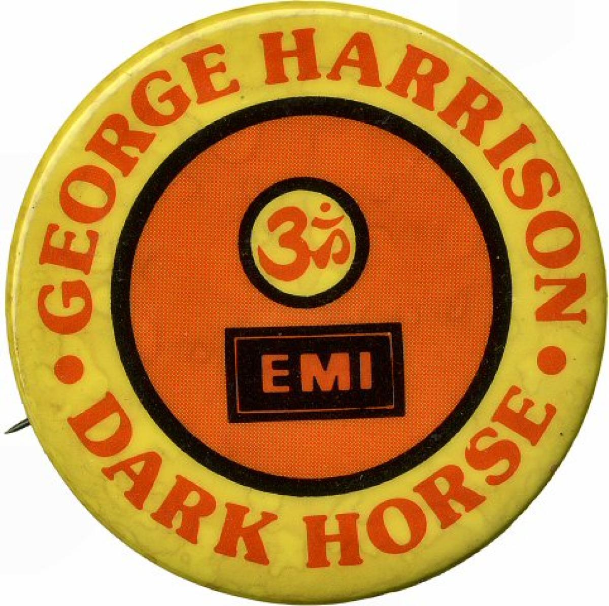 ★E HARRISON DARK HORSE / 7\" Label★ George Harrison Dark Horse US Promo 7