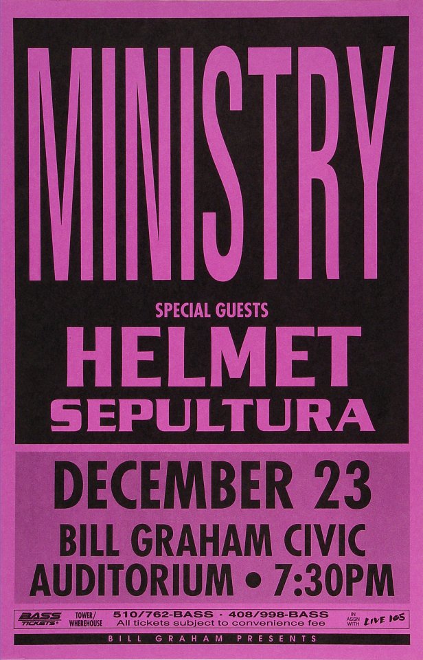 ministry tour 1992