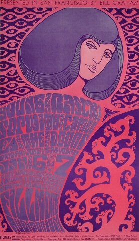 The Doors Poster from Fillmore Auditorium, Jan 6, 1967 at Wolfgang's