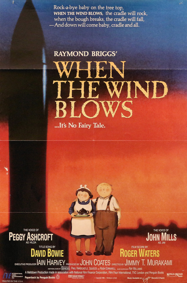 When The Wind Blows Vintage Concert Poster, Mar 11, 1988 at Wolfgang's