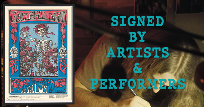 Signed by Artists & Performers Signed by Artists & Performers