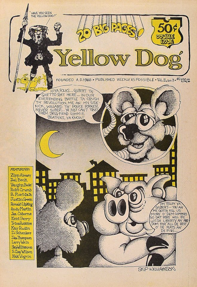 Yellow Dog Vol 2 No 3 Comic Book 1968 At Wolfgang S